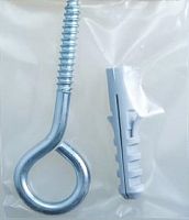 Крюк-кольцо с дюбелем Стройбат 12 мм (1 шт)  картинка